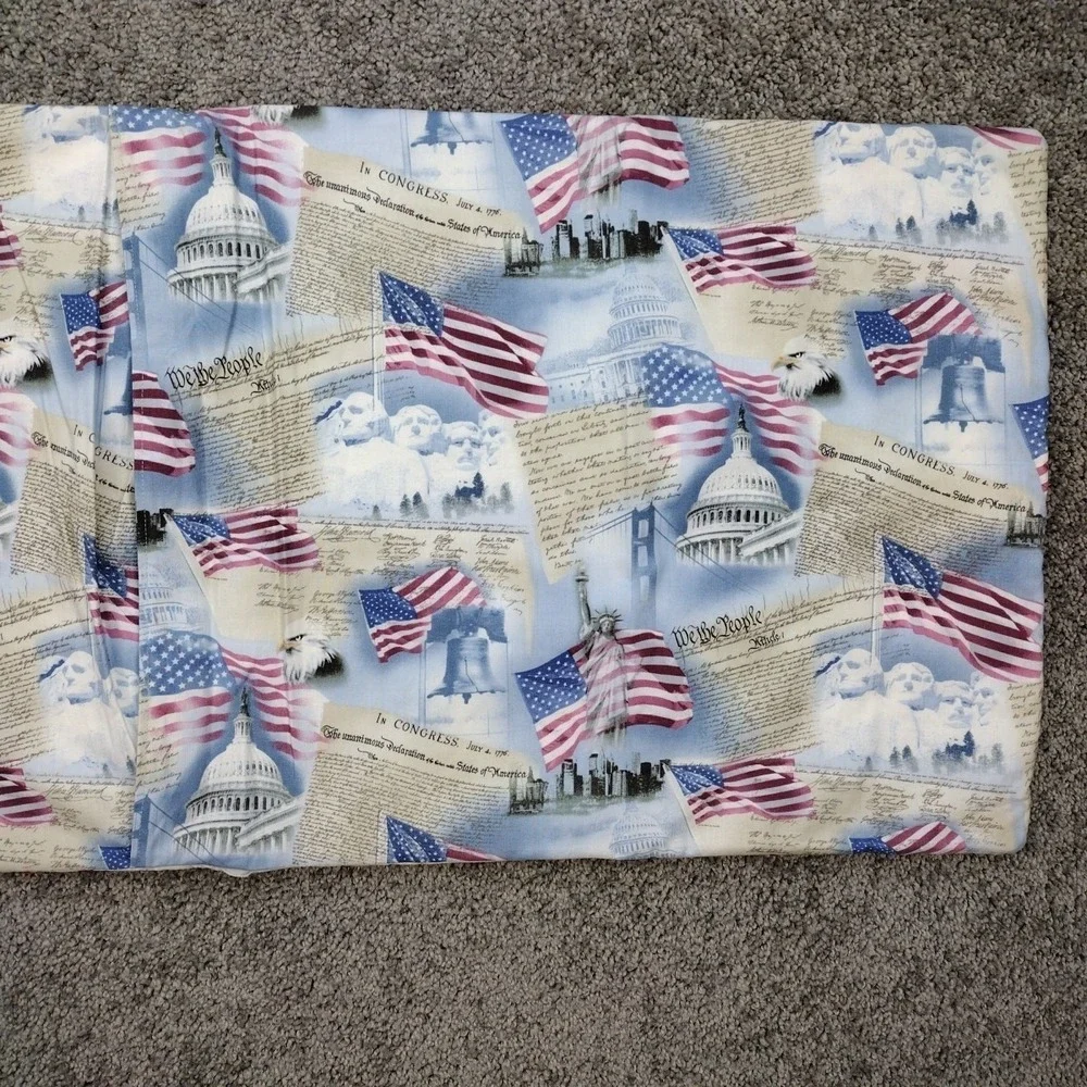 Granny Core Pillow Cover 37x16 in Vintage Home Decorative Patriotic Lumbar Case